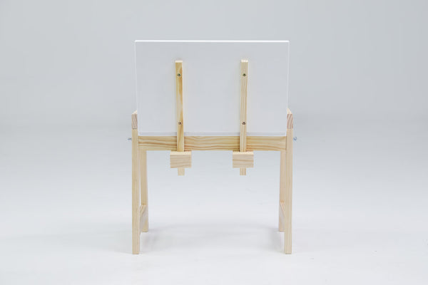 ENZOKUHLE bench with backrest (white)